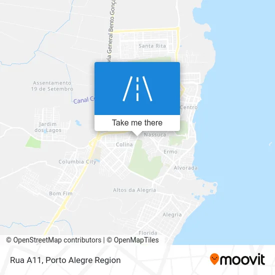 Rua A11 map