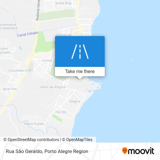 Rua São Geraldo map