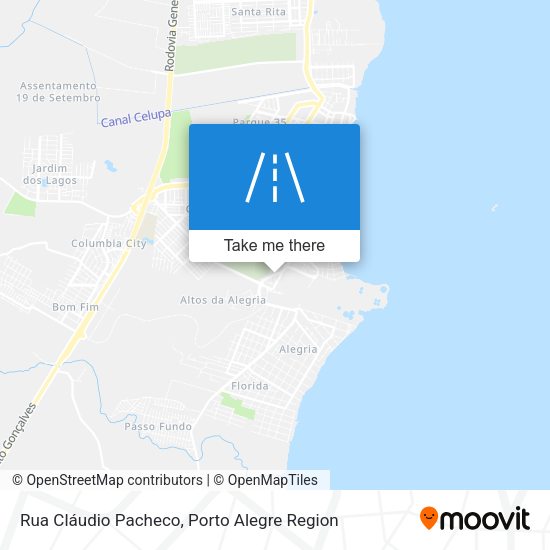 Rua Cláudio Pacheco map