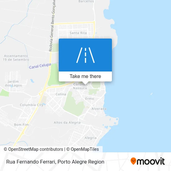 Rua Fernando Ferrari map