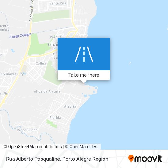 Rua Alberto Pasqualine map