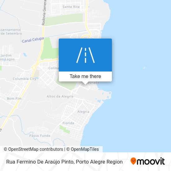 Rua Fermino De Araújo Pinto map