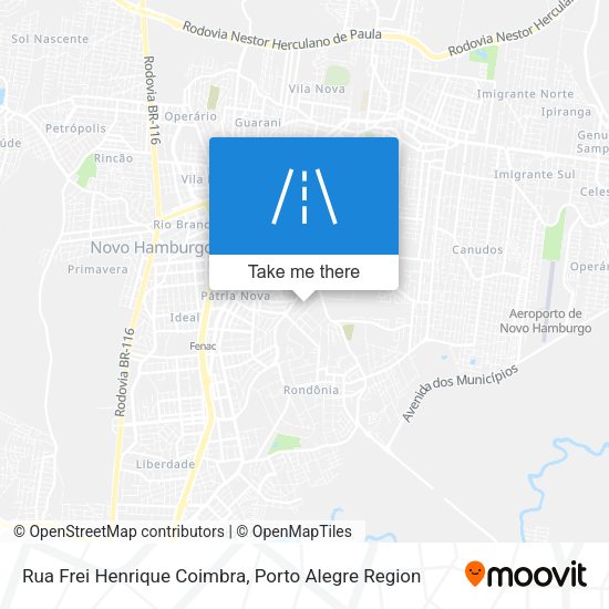 Rua Frei Henrique Coimbra map