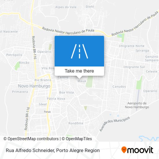 Rua Alfredo Schneider map