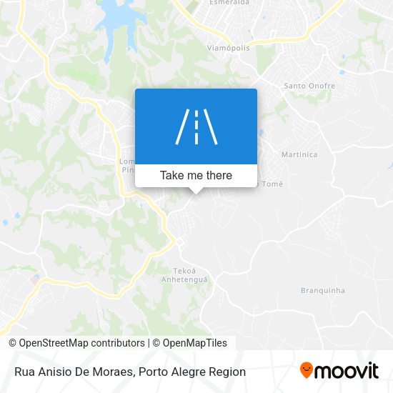 Rua Anisio De Moraes map