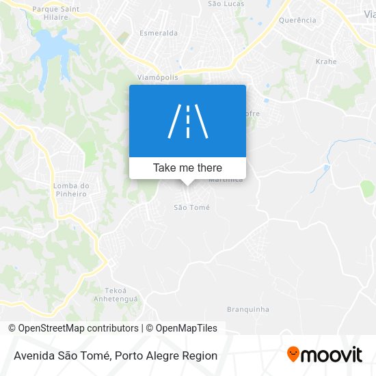 Avenida São Tomé map