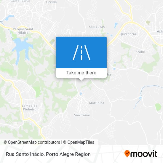 Rua Santo Inácio map