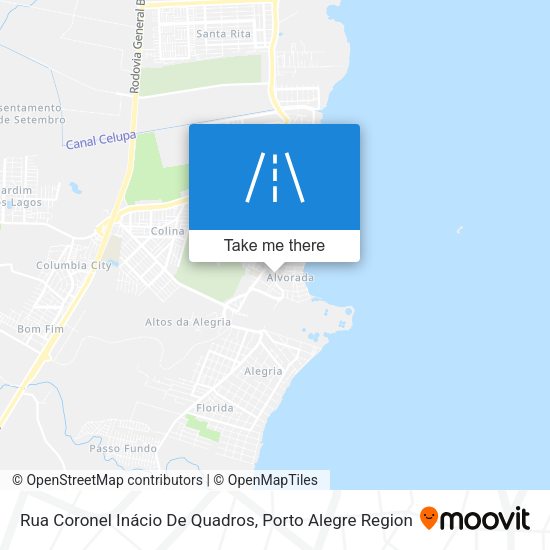 Rua Coronel Inácio De Quadros map
