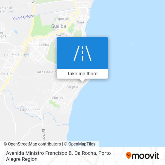 Avenida Ministro Francisco B. Da Rocha map