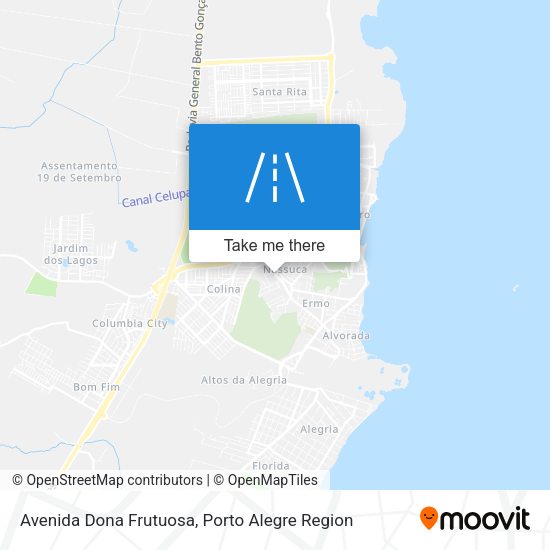 Avenida Dona Frutuosa map