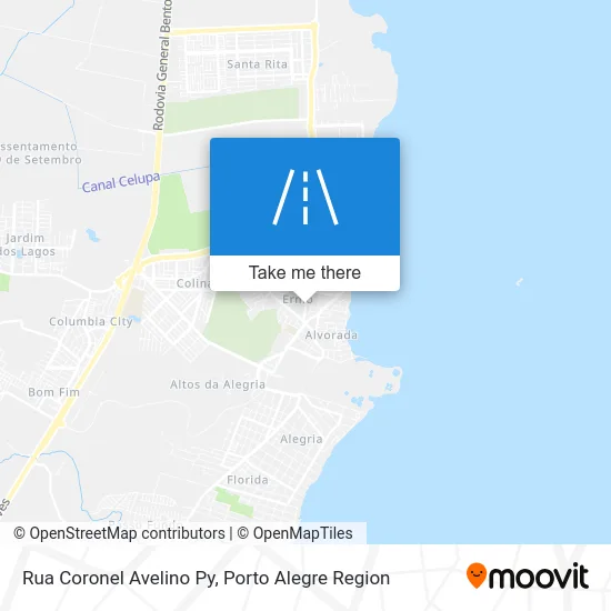Rua Coronel Avelino Py map