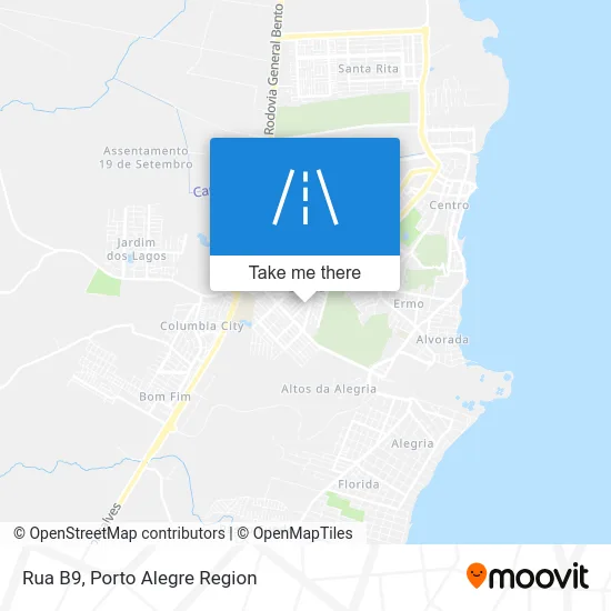 Rua B9 map