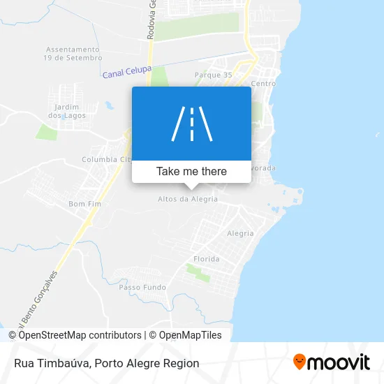 Rua Timbaúva map