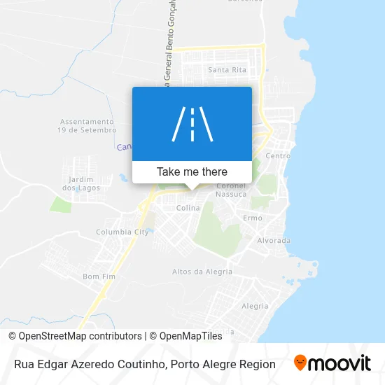 Rua Edgar Azeredo Coutinho map