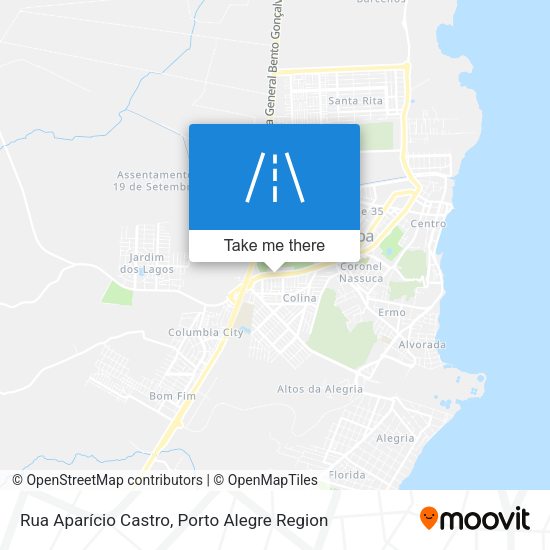 Rua Aparício Castro map