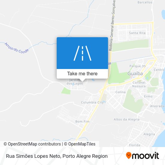 Rua Simões Lopes Neto map