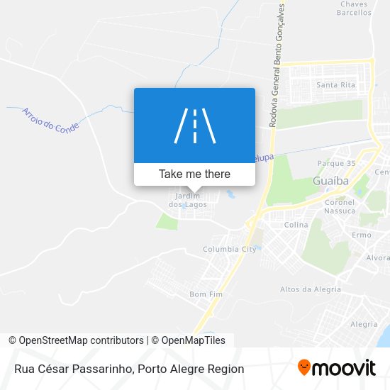 Rua César Passarinho map