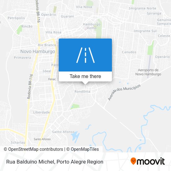 Rua Balduíno Michel map