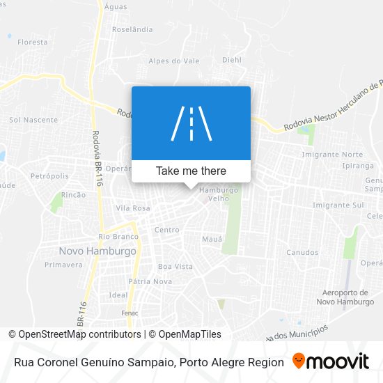 Rua Coronel Genuíno Sampaio map