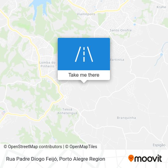 Rua Padre Diogo Feijó map