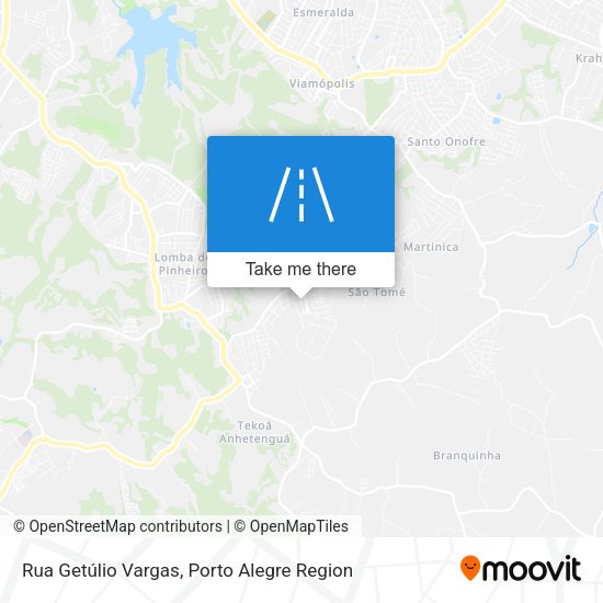Rua Getúlio Vargas map