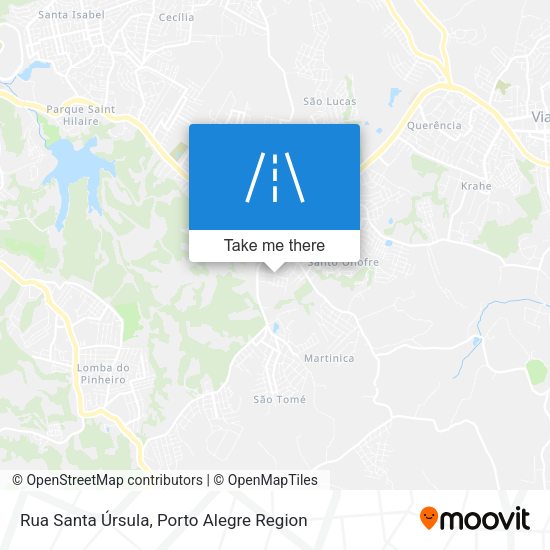 Rua Santa Úrsula map