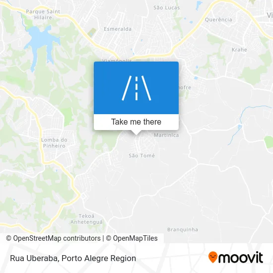Rua Uberaba map