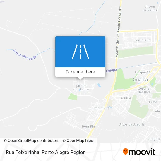 Rua Teixeirinha map