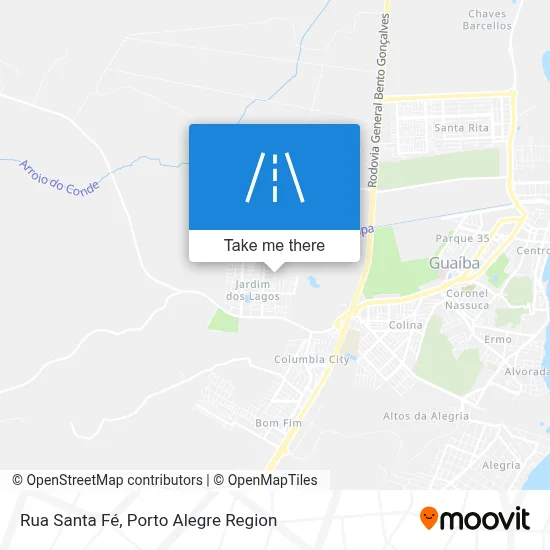 Rua Santa Fé map