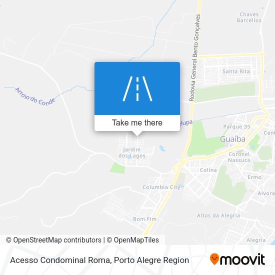 Acesso Condominal Roma map