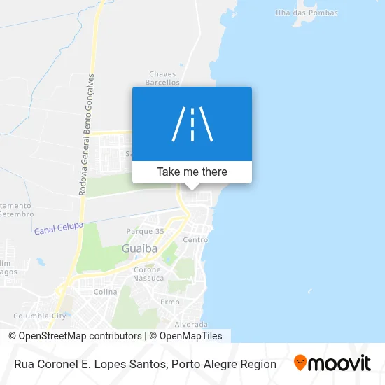 Rua Coronel E. Lopes Santos map