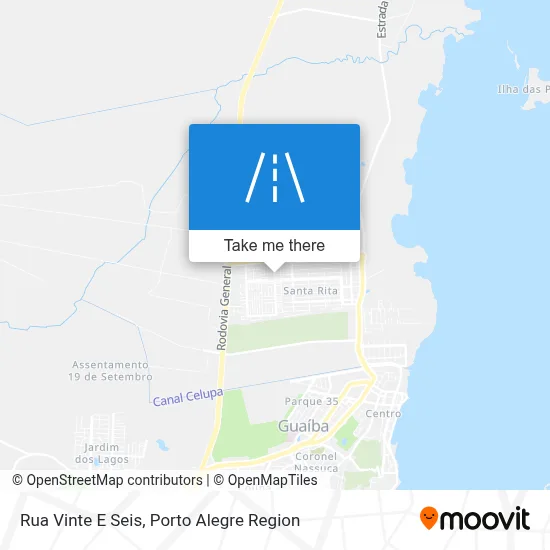 Rua Vinte E Seis map