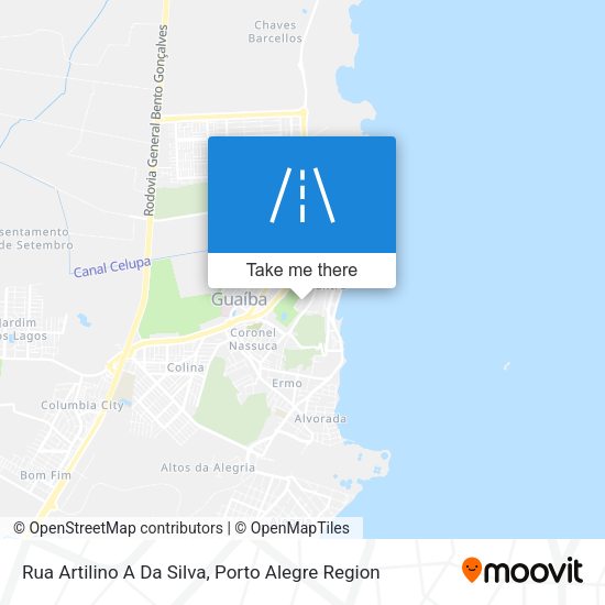 Rua Artilino A Da Silva map