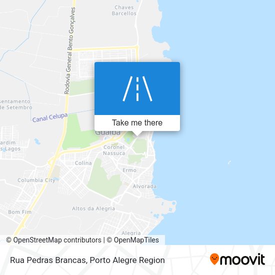 Rua Pedras Brancas map