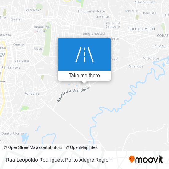 Rua Leopoldo Rodrigues map