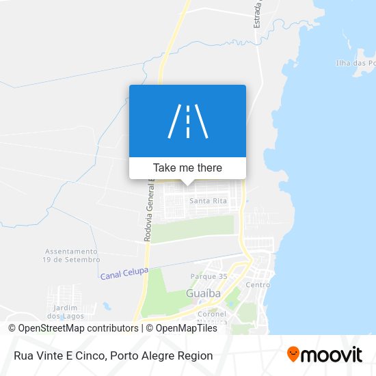 Rua Vinte E Cinco map