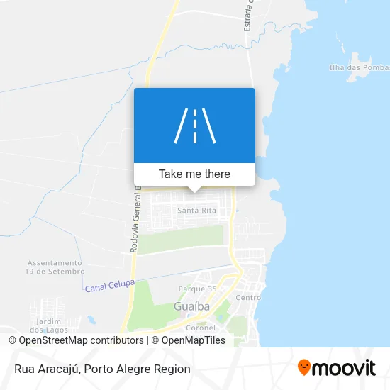 Rua Aracajú map