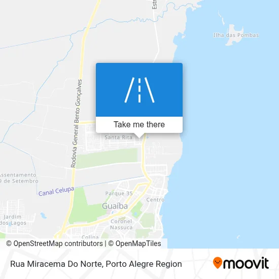 Rua Miracema Do Norte map