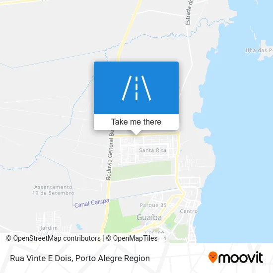 Rua Vinte E Dois map