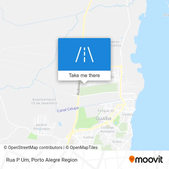 Rua P Um map