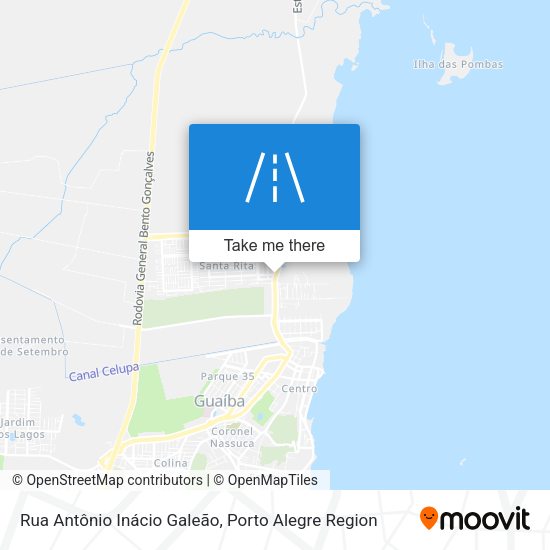 Rua Antônio Inácio Galeão map