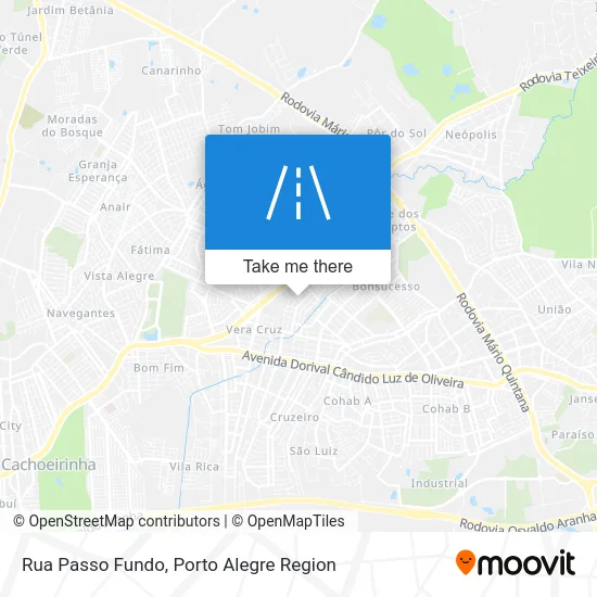 Rua Passo Fundo map