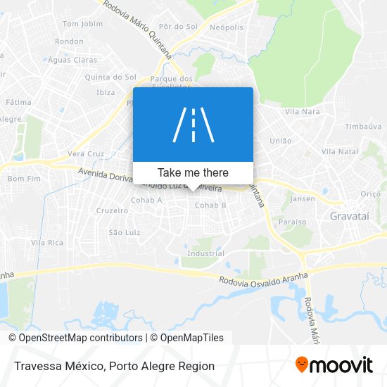 Travessa México map