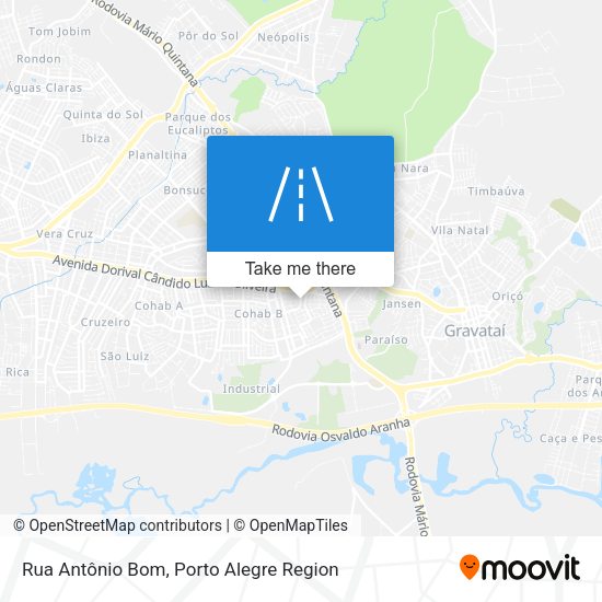 Rua Antônio Bom map