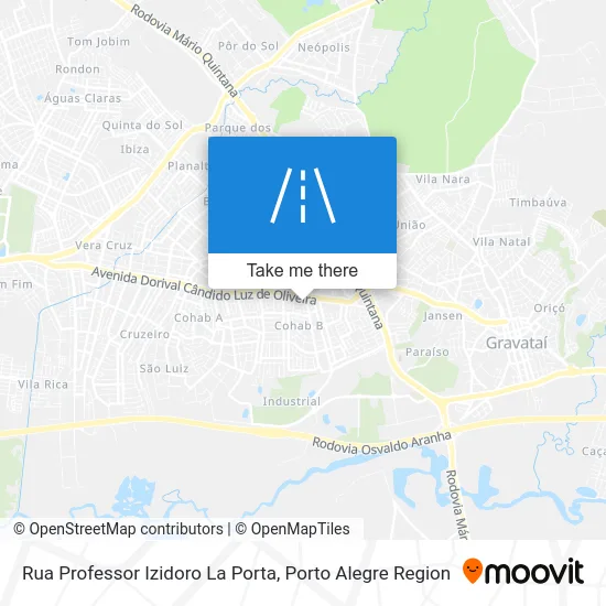 Rua Professor Izidoro La Porta map