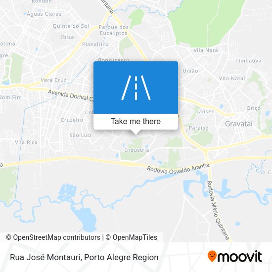 Rua José Montauri map