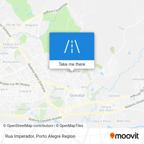 Rua Imperador map