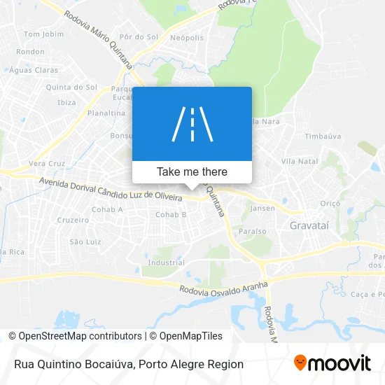Rua Quintino Bocaiúva map
