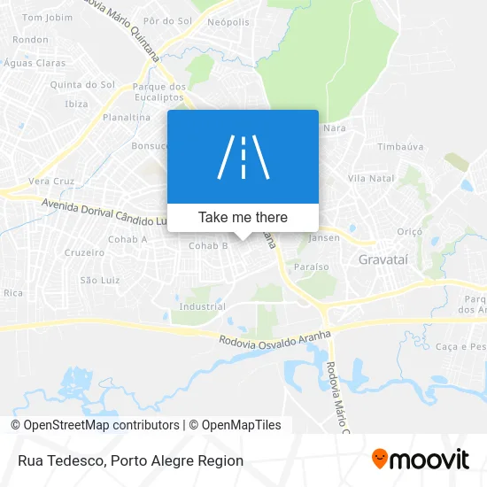 Rua Tedesco map