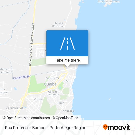 Rua Professor Barbosa map